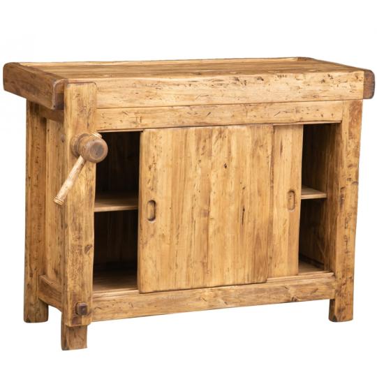 vintage rustikalny kredenc hoblica komoda vidiecky mediteransky balaton masivne drevo lipa kredenc nabytok patinovany stary vidiecky lameridiana dekor.jpg